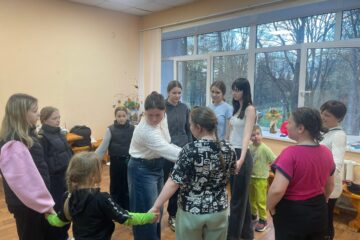 Красная горка во Дворце культуры поселка Литвинки