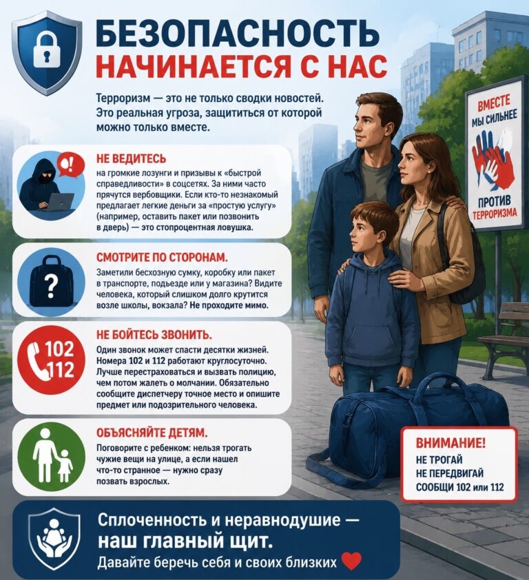 Безопасность начинается с нас